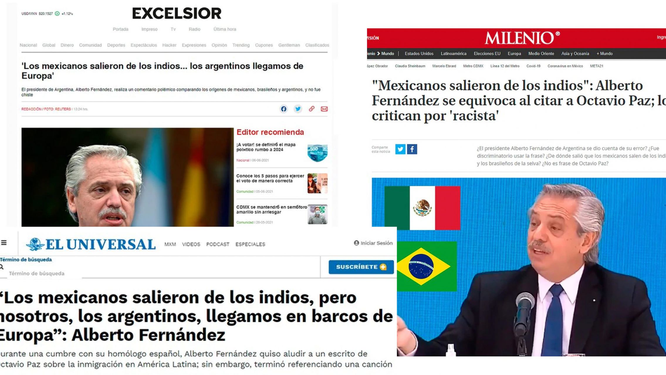Qué dijeron los medios mexicanos sobre la desafortunada frase de Alberto Fernández